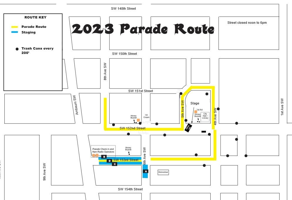Riverfest Parade Route 2024 Map Harri Pepita
